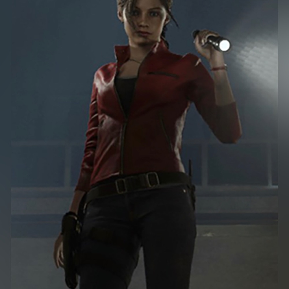 Baccini Vegan Red leather jacket - Picture 13 of 14